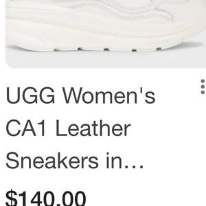 UGG Women’s CA1 leather sneakers